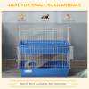 2-Tier Small Animal Cage for Rabbit Ferret Chinchilla w/ Accessories Ramp - Image 7