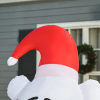 6ft Tall Outdoor Inflatable Bear Airblown Projection Holiday Christmas Lawn - Image 7