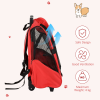 Pet Travel Backpack Bag Cat Puppy Dog Carrier w/ Trolley and Telescopic Handle - Image 7