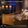 Ceramic Tower Indoor Space Heater w/ 42 � Oscillation Remote Control 8Hrs Timer - Image 7