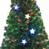 5FT Prelit Artificial Christmas Tree Fibre Optic Star LED Light Xmas Deco Green - Image 7