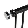 Pressure Fit Dog Gate Pet Barrier for stairs doorway, 76-107cm Width Black - Image 7