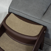 Portable Dog Steps Non-slip Pet Stairs 3-Step Design for High Beds Sofas, Brown - Image 7