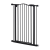74-80cm Adjustable Metal Pet Gate Safety Barrier w/ Auto-Close Door Black - Image 7