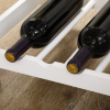 3 Piece Bar Table Set, Breakfast and Stools Wine Rack Natural White - Image 7