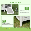 Indoor Rabbit Hutch Separable Guinea Pig Cage Bunny Run w/ Slide Out Tray - Grey - Image 7