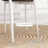 3pc Dining Table and Chairs Set, Oval Kitchen Table with 2 Chairs, Natural - Image 7