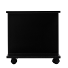 Mobile TV Stand Bookshelves in Black - Image 7
