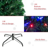 4ft Prelit Artificial Christmas Tree with Multi-Coloured Fiber LED Light Green - Image 7