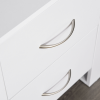 Particle Board 2-Drawer Bedside Table White - Image 7