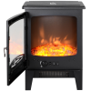 Electric Heater Freestanding Fireplace Artificial Flame Tempered Glass Casing - Image 7