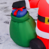 Inflatable Blow up Christmas Santa Claus 4ft LED Yard Holiday Decoration - Image 7