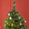 1.8m 6ft Pre-Lit Artificial Christmas Tree 200 LED Tree Decorative Balls Stand - Image 7