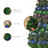 5FT Pre-Lit Artificial Christmas Tree Lights Star Topper Metal Base - Image 7