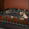 Electric Fire Place 1850W Heater Wood Burning Effect Flame Portable Black - Image 7