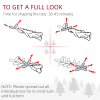 HOMCOM 7' Artificial Christmas Tree with Flocked Tips, LED Lights, Decoration - Image 7