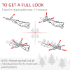 HOMCOM 6ft Artificial Christmas Tree with Warm White LED Light, Metal Base - Image 7