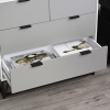 Chest of Drawers with Metal Handles Freestanding Dresser Modern Wooden - Image 7