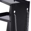 Welding Cart Welder Trolley Garage for Gas Bottle Wheels, Black - Image 7