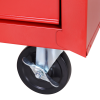 Roller Tool Cabinet Storage Box 5 Drawers Wheels Caster Garage Workshop Red - Image 7