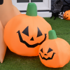 240cm Large Halloween Scary Lighting Inflatable Tree Ghost 3 Pumpkins Owl 4 LED - Image 7