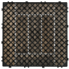 Set of 27 Wooden Interlocking Decking Tiles, 30 x 30 cm, Total 2.5?, Grey - Image 7