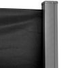 3x1.8M Retractable Side Awning Screen Fence Patio Privacy Divider Black - Image 7