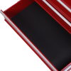 HOMCOM Tool Trolley with 5 Drawers Steel Tool Chest on Wheels with Handle Red - Image 7