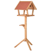 Wooden Bird Feeder Stand for Garden Pre-cut Weather Resistant 49 x 45 x 139cm - Image 7