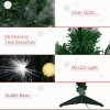 3ft White Light Christmas Tree 90 LEDs Star Topper Tri-Base Pre-Lit Home - Image 7