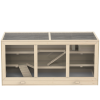 Wooden Hamster Cage Rats Mice Rodent Small Animals Hutch Exercise Play House - Image 7