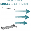 Clothes Rail In Black Powder Coating - Image 7