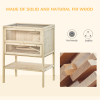 Hamster Cage House Pet Play Exercise 3 Tiers Mouse Wooden Fir Small Animals - Image 8