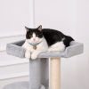 Cat Tree Multi-level Kitten Tower w/ Scratching Post Condo Plush Perches - Image 8