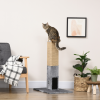 Cat Scratching Post 79cm Scratcher Climber Cat Tree Activity Centre - Grey - Image 8