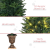 1.2m 4ft Christmas Tree Entrance 750 Tips Pre-lit Tree 80 LED with Vase Base - Image 8