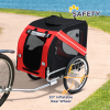 Pet Bicycle Trailer Dog Cat Bike Carrier Water Resistant W/ Hitch Coupler Red - Image 8