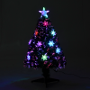 3FT Green Fibre Optic Artificial Christmas Tree LED Snowflakes Fireproofing - Image 8