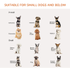 Foldable Dog Gate Freestanding Wooden Pet Barrier w/ 3 Panels, 2 Support Feet - Image 8