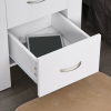 Particle Board 2-Drawer Bedside Table White - Image 8