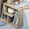 3-Tier Side End Table, 55H cm-Oak Colour - Image 8