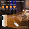 1630W Oil Filled Radiator Portable Electric Heater with LED Display - Image 8