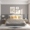 Bedside Table with Drawer and Shelf, Modern Nightstand, End Table - Image 8