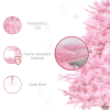 4FT Artificial Christmas Tree Holiday Xmas Automatic Open for Home Party Pink - Image 8