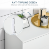 Modern Bathroom Floor Cabinet, with 3 Tier Shelves, White - Image 8
