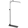 PawHut Reptile Lamp Stand, 86-129Hcm Adjustable Lamp Holder w/ Base, Hook - Image 8