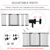 Adjustable Safety Gate 3 Extensions and Four Adjustable Screws, Pawhut - Image 8