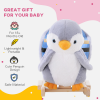 Animal Baby Rocking Horse Penguin Plush Musical Button w/32 Songs Wood - Image 8