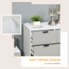 Chest of Drawers with Metal Handles Freestanding Dresser Modern Wooden - Image 8