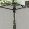 Outsunny Gazebo Side Panels for 3x3(m) or 3x6m Gazebo Canopy, 2 Pack, Green - Image 8